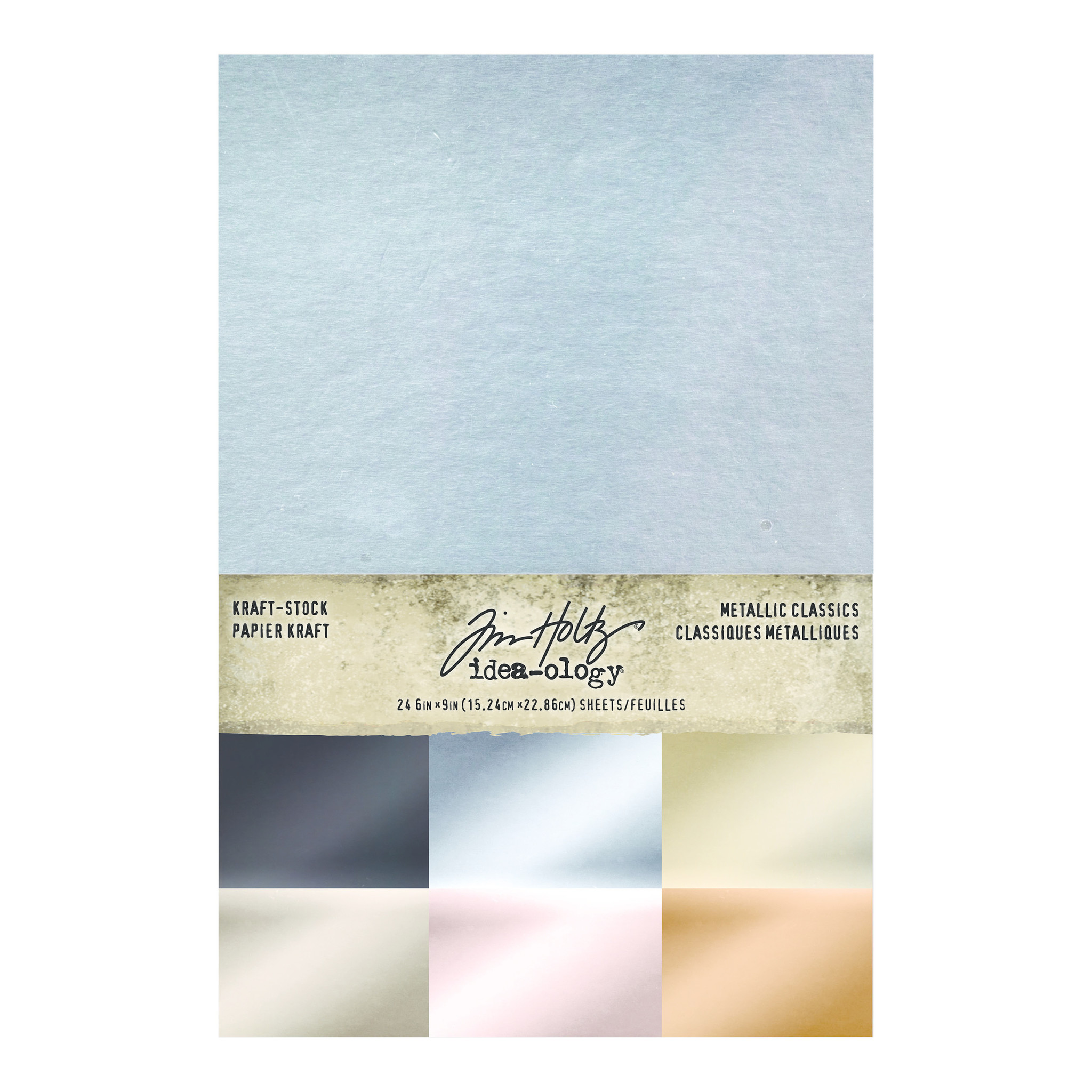 idea-ology-tim-holtz-kraft-stock-metallic-classics idea-ology-tim-holtz-kraft-stock-metallic-classics