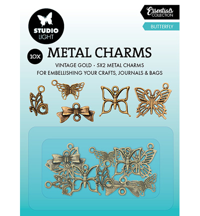 Metal Charms Butterfly Consumables nr.02