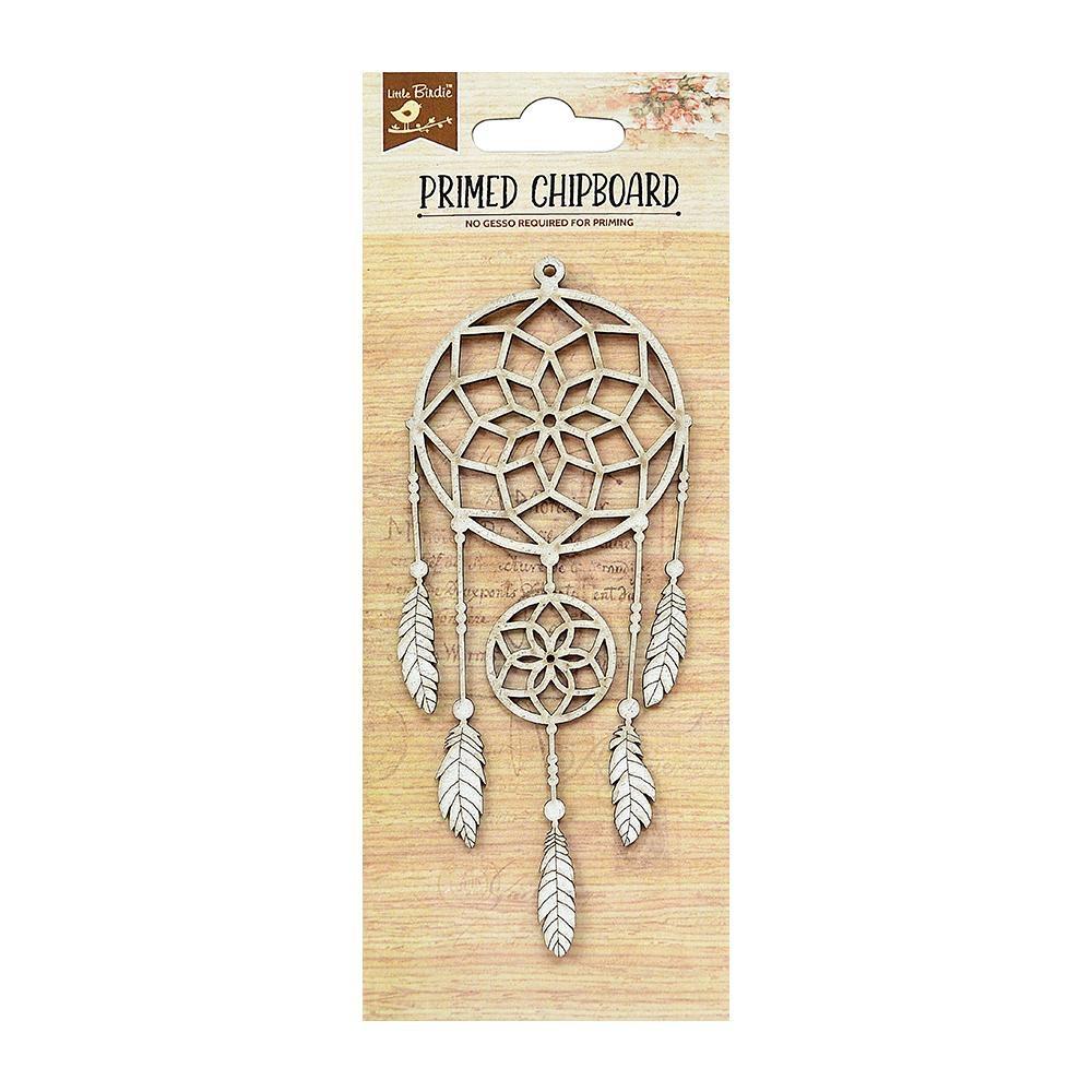 Little Birdie Laser Cut Primed Chipboard 1/Pkg - Dream Catcher 