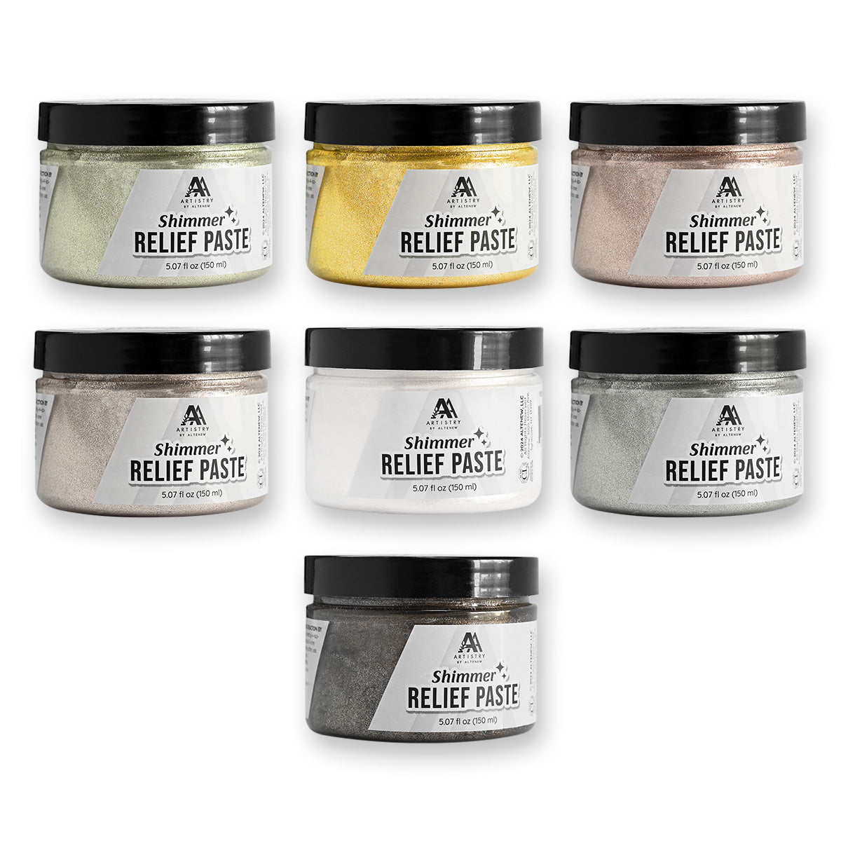 Altenew - Shimmer Relief Paste - Shimmer Relief Paste Bundle 