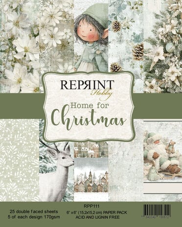 Reprint - Home For Christmas 6x6 Inch Paper Pack