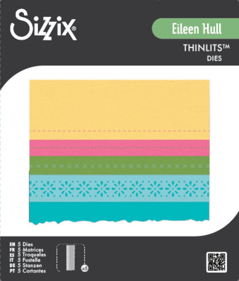 Sizzix - Thinlits Die Set Page Edges (5pcs) by Eileen Hull