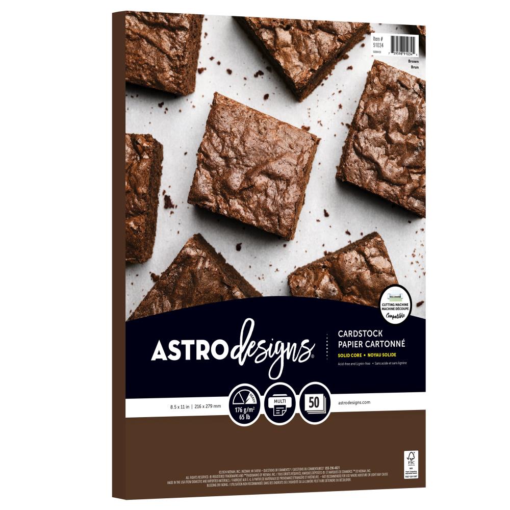Neenah Astrodesigns 65lb Cardstock Pack 8.5"X11" - Brown Neenah Astrodesigns 65lb Cardstock Pack 8.5"X11" - Brown