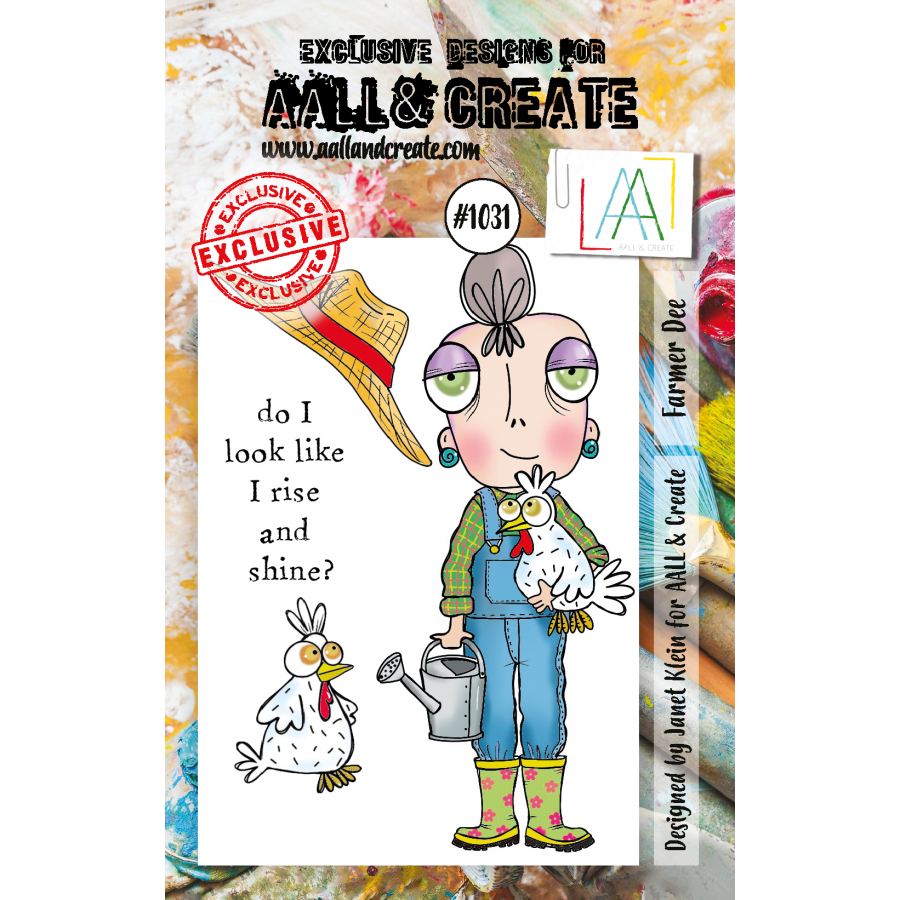 AALL and Create : 1031 - A7 Stamp Set - Farmer Dee