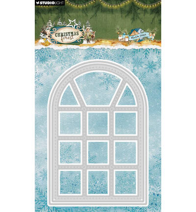 Studio Light - StudioLight Stanzschablonen – Window Shape Christmas Forest Nr. 1112