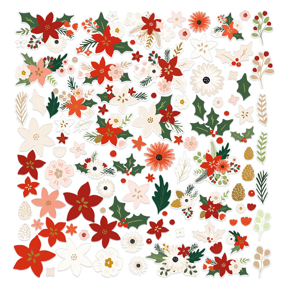 Spellbinders - Make It Merry Floral Die Cuts