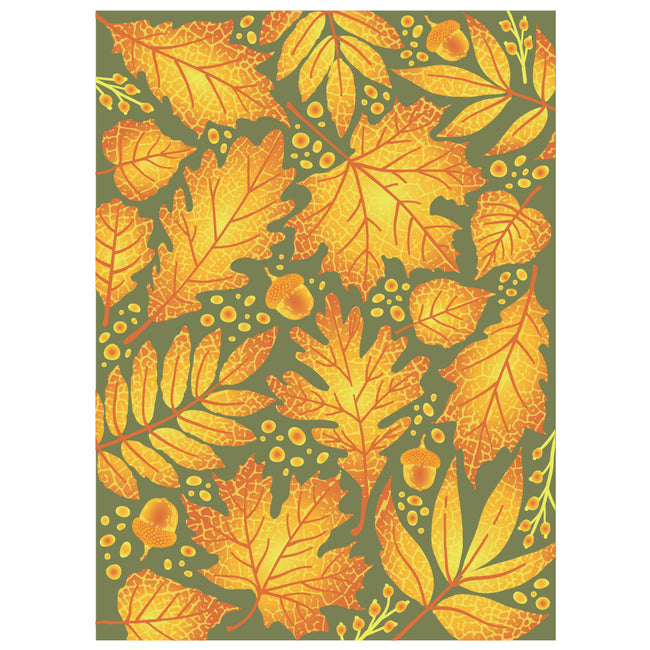 Honey Bee - Fall Leaves 3D Embossing Folder
