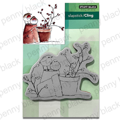 Penny Black - RESTING ( CLING RUBBER STAMP)4.62" x 3.38"  Penny Black - RESTING ( CLING RUBBER STAMP)4.62" x 3.38"
