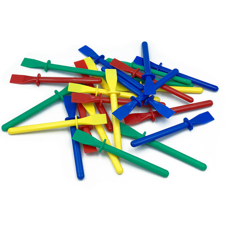 Collall - lastic Spatulas 115 mm 4 Colours (25pcs)