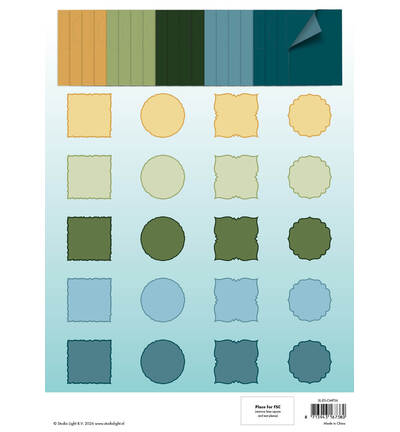 Studio Light - Karten-Papierblock – Cottage Christmas Essentials Nr. 36