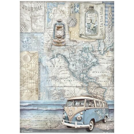 Stamperia - Silent Sea A4 Rice Paper Van