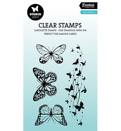 Studio Light - Clear Stamp - Butterflies Essentials nr. 915