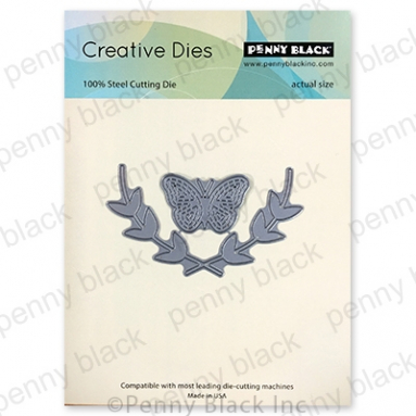 Penny Black - BUTTERFLY & LEAVES (METAL DIE) Penny Black - BUTTERFLY & LEAVES (METAL DIE)