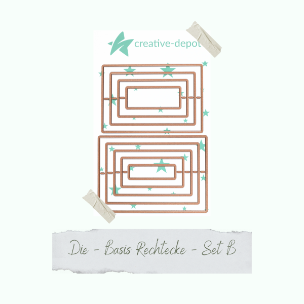 Creative Depot -Die - Basic - Basis Rechtecke - Set B