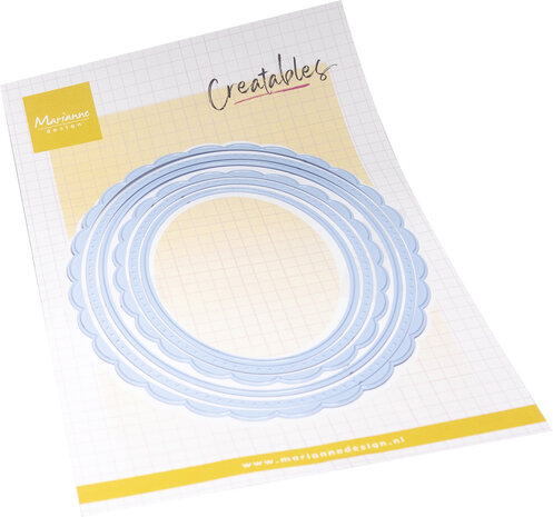 Marianne D - Creatables Scalloped Oval