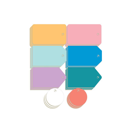 We R Makers - Jewelry Press Chipboard Tags (24pcs We R Makers - Jewelry Press Chipboard Tags (24pcs