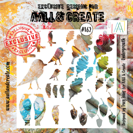 AALL & Create - Stencil 6x6 Inch Undergrowth