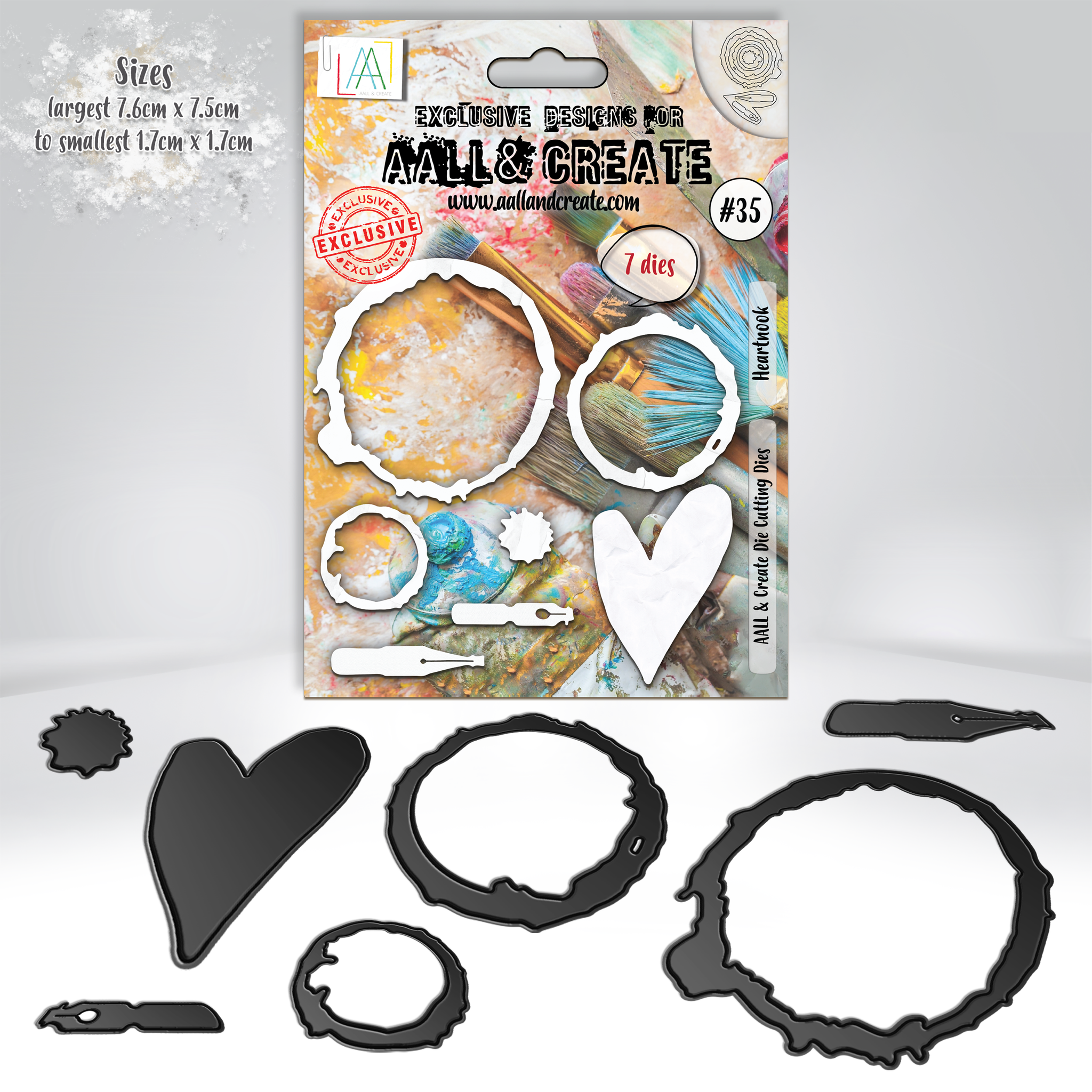 AALL & Create - Die-Cutting Die Set - Heartnook 35