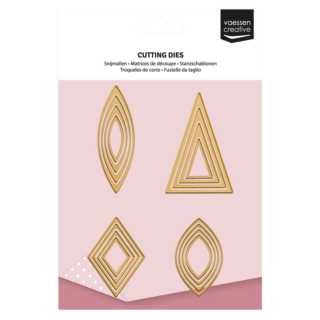 Vaessen Creative • Mini Stanzschablonen Grundformen 1 16St.