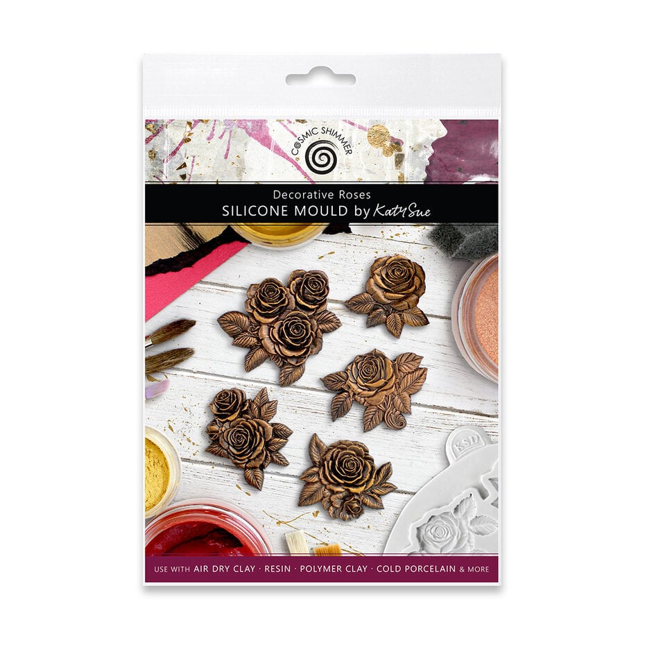 Cosmic Shimmer - Cosmic Shimmer Silicone Mould Decorative Roses