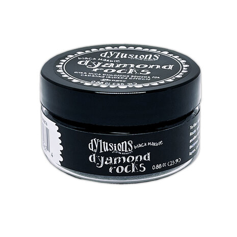 Ranger - Dyan Reaveley Dylusions Dyamond Rocks Black Marble 25g Ranger - Dyan Reaveley Dylusions Dyamond Rocks Black Marble 25g