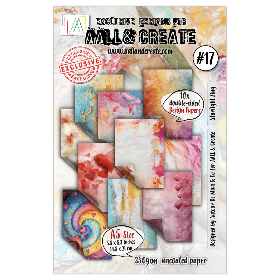 AALL & Create - Maker's Magic A5 Design Paper Starlight Zing