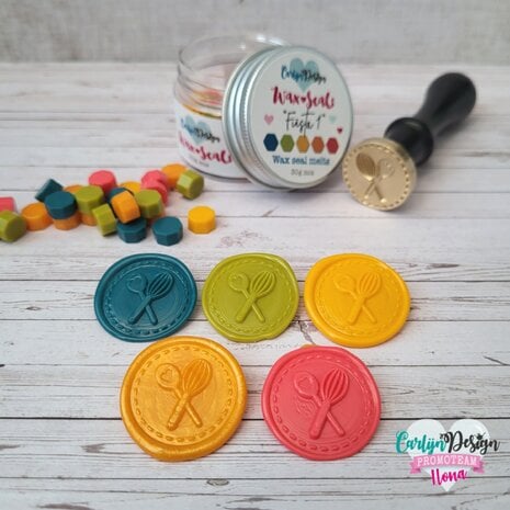 CarlijnDesign - Wax Seal Melts "Fiësta 1" 30g