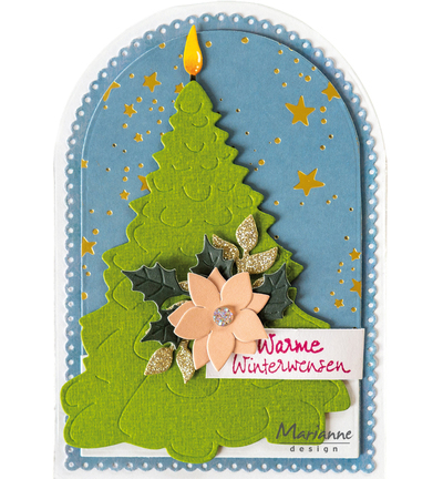Marianne Design - Creatables – Kerzen-Weihnachtsbaum (L)