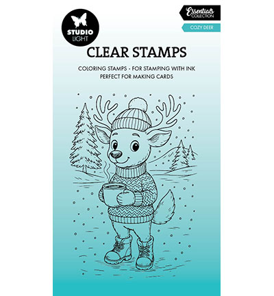 StudioLight - Stamp - Cozy deer Essentials nr. 895 StudioLight - Stamp - Cozy deer Essentials nr. 895