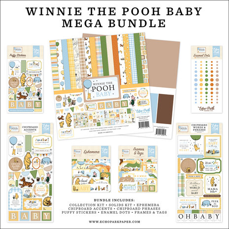 Echo Park - Winnie The Pooh Baby Mega Bundle