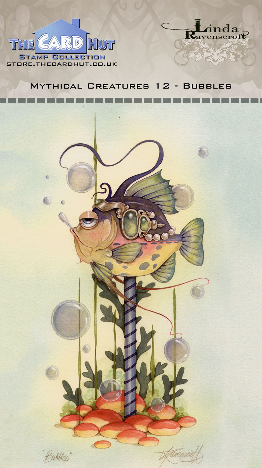 the-card-hut-mythical-creatures-bubbles-clear-stam the-card-hut-mythical-creatures-bubbles-clear-stam