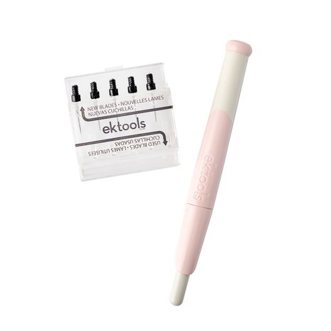 ek-success-tools-retractable-knife-and-blades-pink