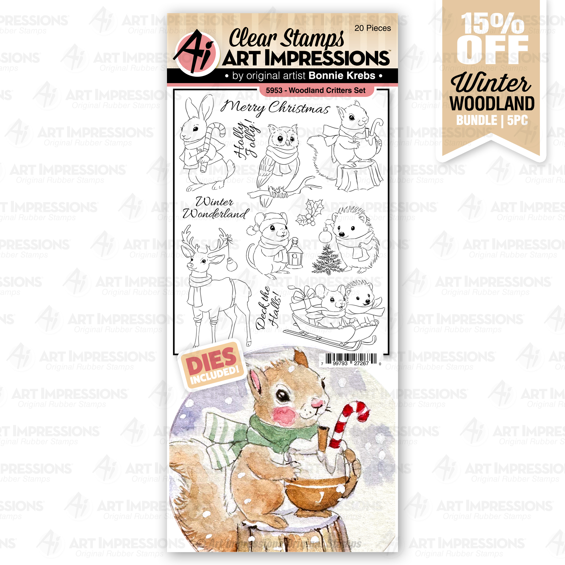 Art Impressions - Woodland Critters Set Art Impressions - Woodland Critters Set