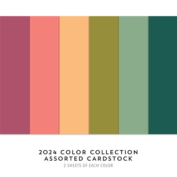 Concord & 9th - 2024 Color Collection Assorted Cardstock Pack (6 colors) Concord & 9th - 2024 Color Collection Assorted Cardstock Pack (6 colors)