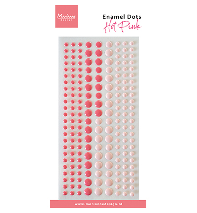 Marianne D Decoration Enamel dots - Duotone hot pink