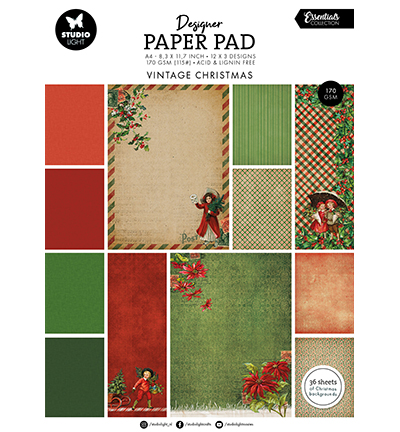 Studio Light - Vintage Christmas Essentials nr. 372 Studio Light - Vintage Christmas Essentials nr. 372