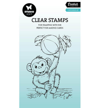 SL Transparente Stempel – Catching Up, Monkey Essentials Nr. 947