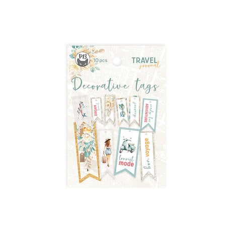 Piatek13 - Travel Journal Decorative Tags 02 (10pcs)