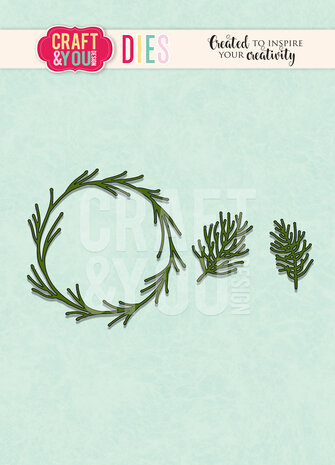 Craft & You Design - Coniferous Wreath Dies