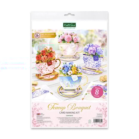 Katy Sue Designs - Teacup Bouquet Card Making Kit