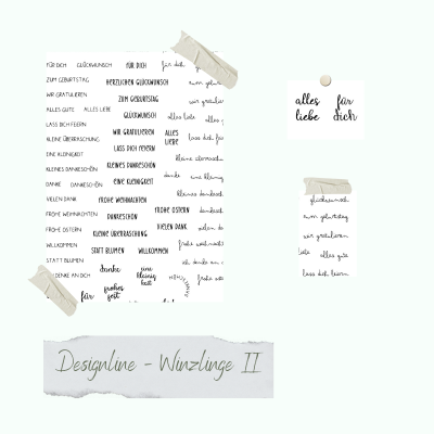 Creative Depot - Stempelset - Designline - Winzlinge II