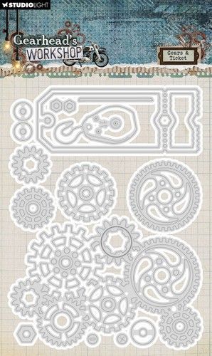 Studio Light Cutting Dies Gears & ticket Gearhead‘s Workshop nr.830 Studio Light Cutting Dies Gears & ticket Gearhead‘s Workshop nr.830