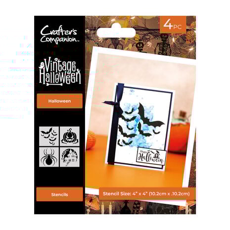 Crafters Companion - Vintage Halloween Stencil Halloween