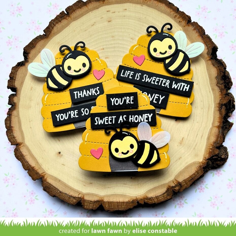 Lawn Fawn - Build-A-Bee Stand-Alone Die