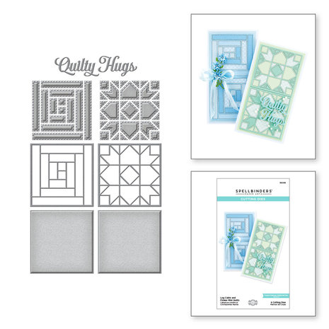 spellbinders-log-cabin-and-flower-mini-quilts-etch