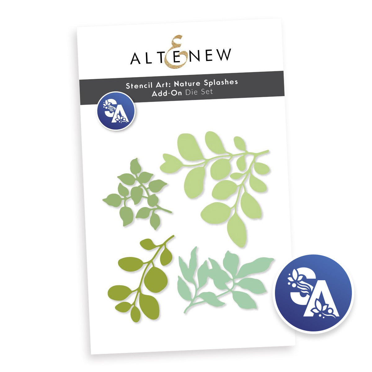 Altenew - Stencil Art: Nature Splashes Add-on Die Set  Altenew - Stencil Art: Nature Splashes Add-on Die Set