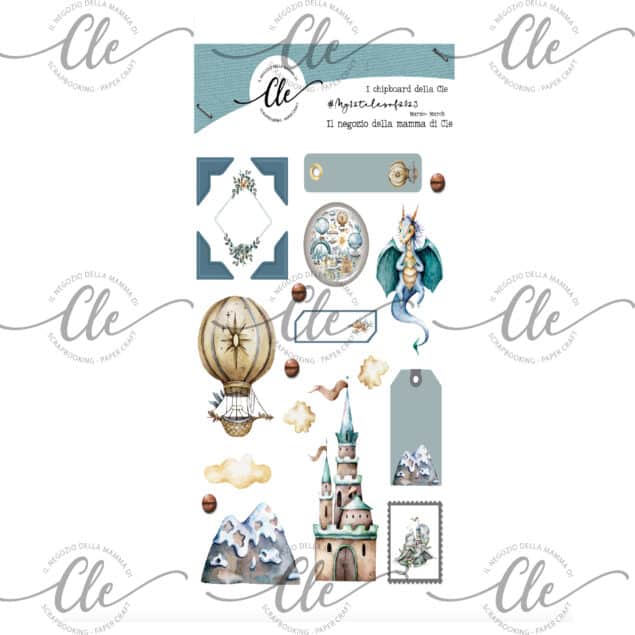 Cle - EMBELLISHMENTS – CHIPBOARDS MY 12 TALES OF 2023 – MARCH