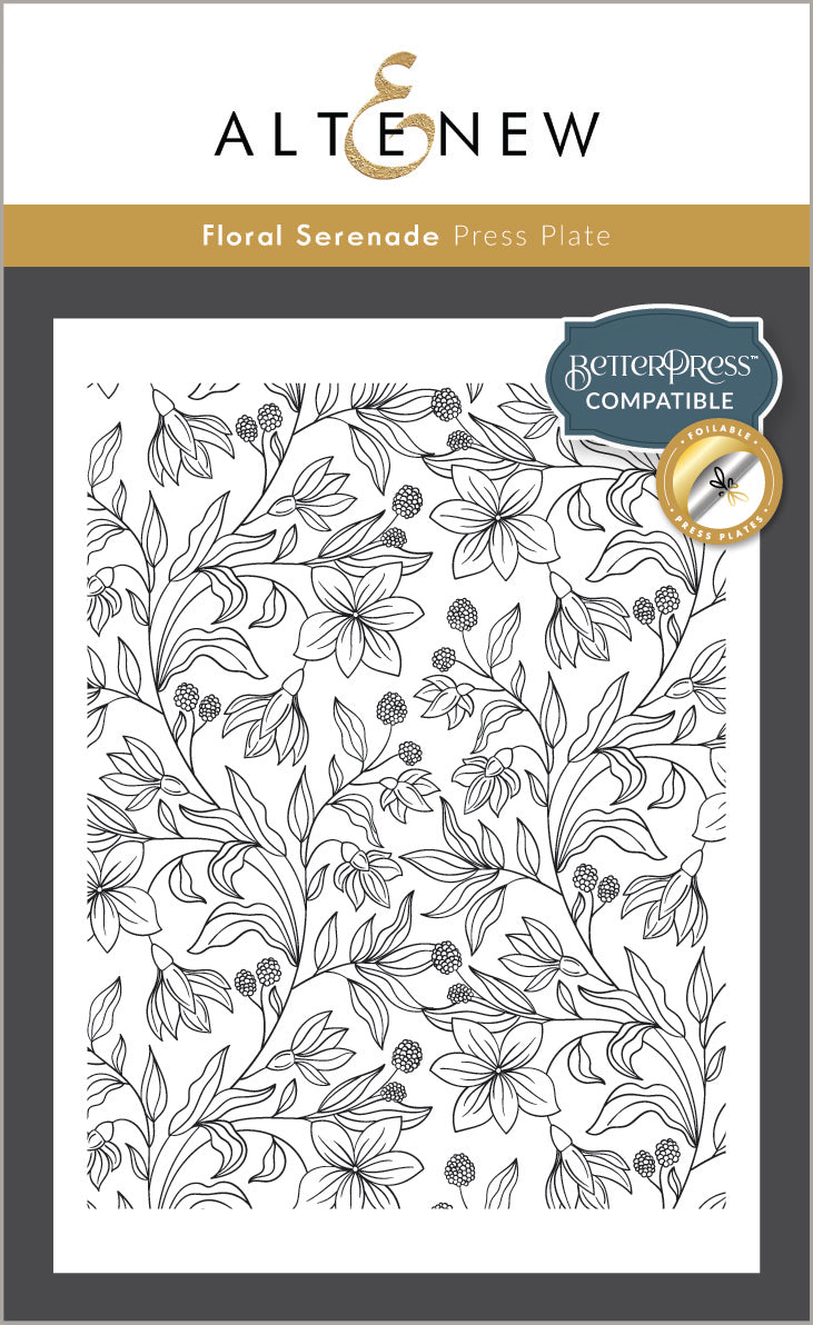 Altenew - Floral Serenade Press Plate