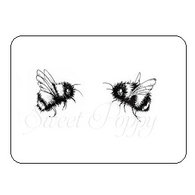 Sweet Poppy Stencil: Bumble Bee Stamp Set