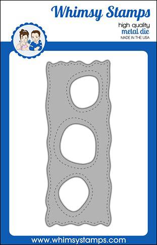 Whimsy Stamps - Slimline Wobbly Windows Die Whimsy Stamps - Slimline Wobbly Windows Die